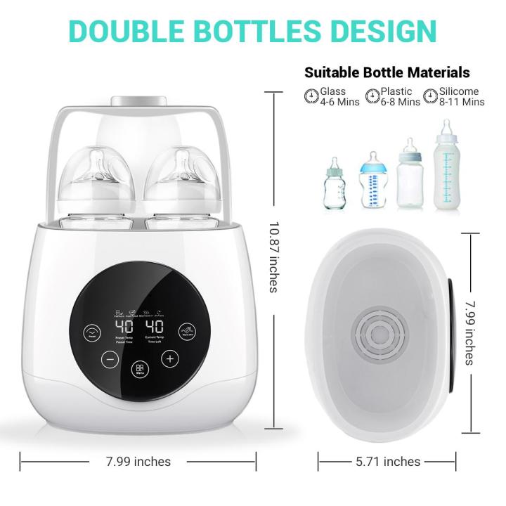 EIVOTOR%206%20in%201%20Baby%20Bottle%20Warmer%20Baby%20Food%20Warmer%20Double%20Steam%20Sterilizer%20Bottle%20Sterilizer%20Milk%20Warmer%20With%20Timer%20-%20Eurocode%20-%20Image%206