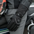 Heated Gloves Winter Thermal Motorcycle Heating Gloves Waterproof Touch Screen Riding Long Finger Gloves. 
