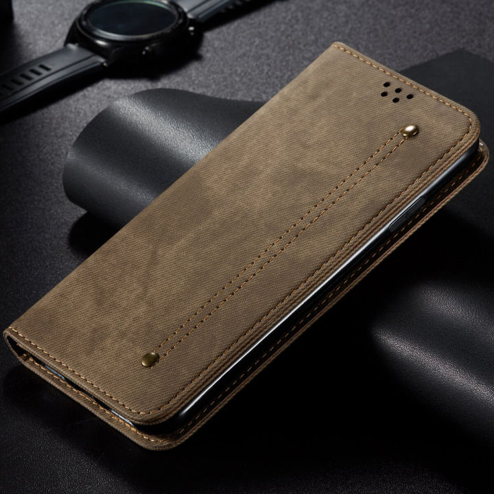 lthmy%20for%20Xiaomi%20Poco%20M6%204G%20%20Redmi%2013%204G%20case%20Retro%20Denim%20Leather%20Flip%20Wallet%20Stand%20Casing%20Cover%20-%20Image%208