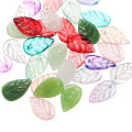 【100%-New】 St. kunkka 10-30pcs Leaf Pendant Exquisite Transparent Colored Leaf Pendant Beads For Making DIY Bracelet Necklace Pendant.