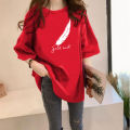 [AMYGO] 2024 M-5XL Women Plus T Shirt Big Size Bu Perempuan Wanita Murah Tshirt Woman Tops Student Korean Style Ladies Kurung Moden Loose T-shirt Large Women's Top Girls Short sleeved Clothes. 