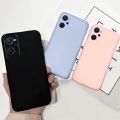 Oppo A96 Case CPH2333 Plain Candy Color Soft Silicone Phone Cover For OppoA96 Casing 6.59''. 