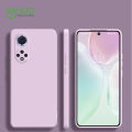 Lenuo Luxury Square Liquid Silicone Phone Case For Huawei nova 9 SE 4G / 5G Back Cover Thin Soft Candy Casing. 