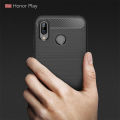 LAN Phone Case Ultimate Protection Resilient Shock Absorption and Carbon Fiber Design Cover For Huawei Honor Play Case. 