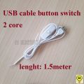 Cable LED light module 31mm with button switch DC 5V USB 2core Wire.. 