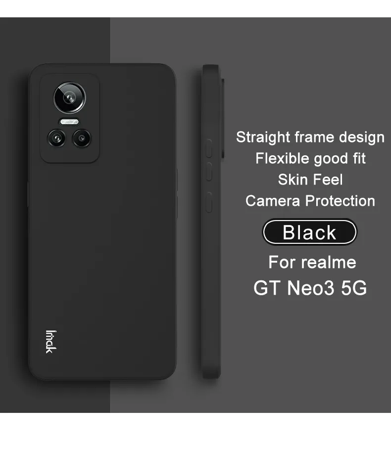 Silicone Case for Realme GT Neo 5G with Camera Protection - Main Image
