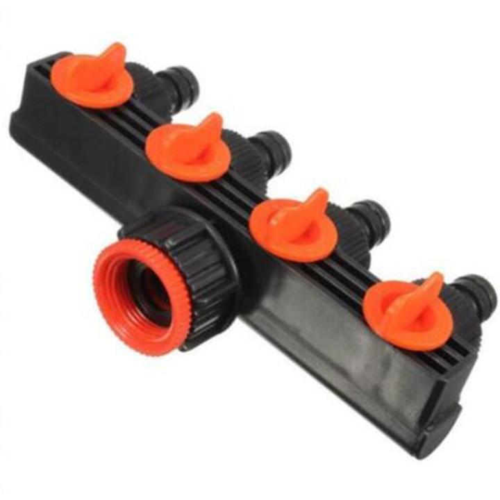 Garden%20Four%20Way%20Valve%20Hose%20Splitter%20Water%20Home%20Pipe%20Connector%20accommodator%20G1/2"%20G3/4"%20G1%20-%20-%20Image%202