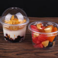 HOMEMAXS Disposable Cake Cups Dessert Ice Cream Plastic Cups Salad Cups with Lids Jelly Yogurt Mousse Sauce Condiment Container Baking Cup Food Container. 