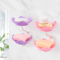 【FUN LIVE】 Flower Shape Double Layer Soap Box Drain Soap Holder Box Bathroom Shower Soap Holder Dish Storage Plate Tray Bathroom Supplies Bathroom Gadgets. 