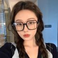 ✠✶♧ Hanbo slip Korean version TR90 square for girls round no makeup trendy face small frame anti blue light myopia glasses Eyeglass Frame Ins High Color Value. 