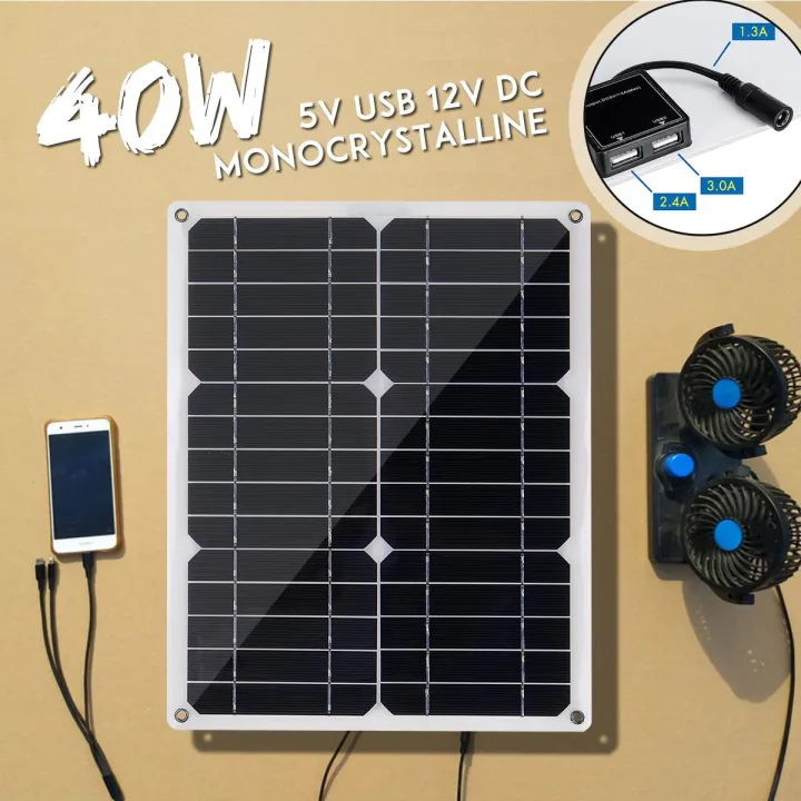 40W%2018V%20New%20Mono%20Solar%20Panel%20Dual%2012V/5V%20%20Universal%20Serial%20Bus%20Monocrystaline%20Flexible%20Solar%20Charger%20For%20Car%20RV%20Boat%20Charger%20-%20-%20Image%204