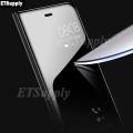 For Samsung Galaxy S25 Plus 24 Ultra Flip Case Smart Cosmetic Mirror Cover for Samsung S25 Ultra S25 Plus Shockproof Cases Clear View Stand Housing. 