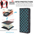 Phone Flip Cover for Realme Note 50 4G Back Cover RFID Blocking Bumper Soft Silicone Card Holder Leather Texture Bracket for Realme Note 50 Phone Casing. 