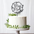 Wedding Cake Topper Cake Decoration in Acrylic. 