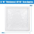 40x40x6cm DIY Highquality Plastic Square Path Maker Road Paving Cement Stone Mould Brick -. 