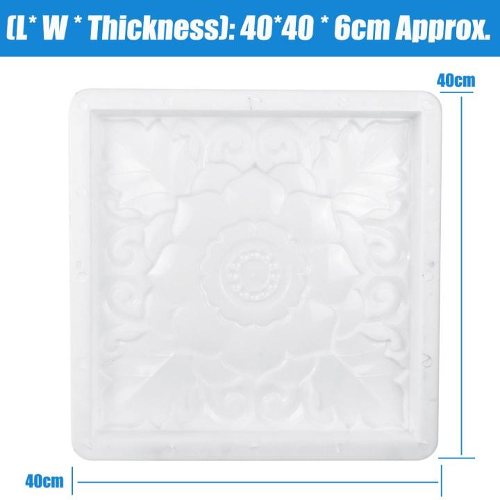 40x40x6cm%20DIY%20Highquality%20Plastic%20Square%20Path%20Maker%20Road%20Paving%20Cement%20Stone%20Mould%20Brick%20-%20-%20Image%203