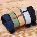 20mm 22mm Band Canvas Watch Braided Strap Bracelet for Hamilton Khaki Field fashion Nylon Patch Leather. 