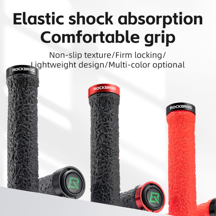 ROCKBROS%20Cycling%20Handlebar%20Rubber%20Anti-slip%20MTB%20Bicycle%20Grips%20TPE%20Soft%20Shockproof%20Bike%20Grips%20Bar%20Soft%20Tape%20Bike%20Bike%20Accessories%20-%20Image%202