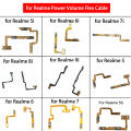 for Realme 5i/ 6i/ 7i/ 8i/ 9i/ 5/ 5s/ 6/ 7 Power Volume Side Key button Flex Cable On Off Switch Flex Replacement Repair Parts. 