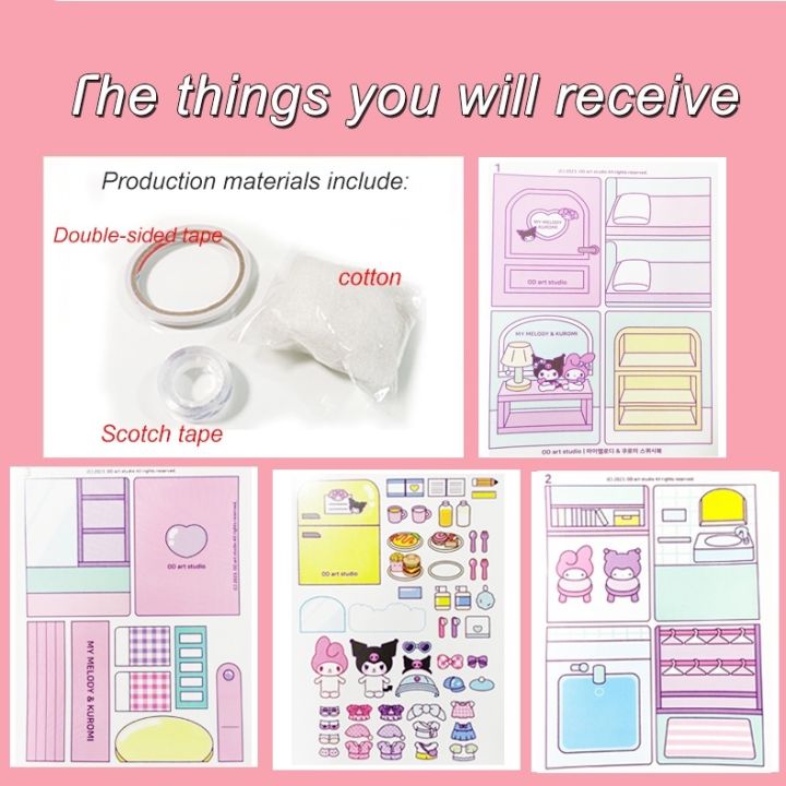 %E3%80%90Must-Have%20Accessories%E3%80%91%20Sanrio%20Melody%20Cinnamoroll%20Kuromi's%20Halloween%20Candy%20Dress%20Up%20Party%20diy%20Quiet%20Book%20Girl's%20Paper%20Doll%20-%20Image%209