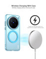 For vivo X200 Pro Case Shockproof Camera Protection Magnetic Back Cover. 