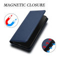 lthmy for BLU View Speed 5G B1550VL Leather Flip Case Litchi Grain Wallet Style with Card Holder Stand Phone Case. 