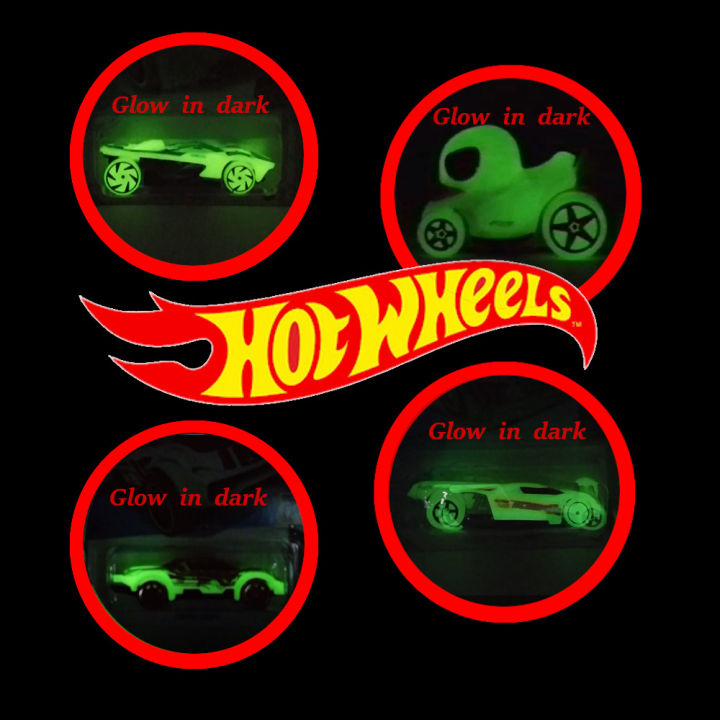 TOW Hot Wheels Track Stars Cars with night glow lights Cosmic Coupe Electrack Turbine Sublime Warp Speeder Lighin Bug Duck N Roll 2022 HW X Raycers Mini Collections XPA HotWheels Collection kereta hot wheel bersinar dalam gelap