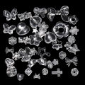 St. kunkka 10Pcs Acrylic Transparent Beads Variety Transparent Mixed Beads Made For DIY Beaded Bracelet Necklace. 