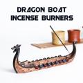 Retro Incense Burners Traditional The Vikings Dragon Boat Incense Stick Holder Burner -. 