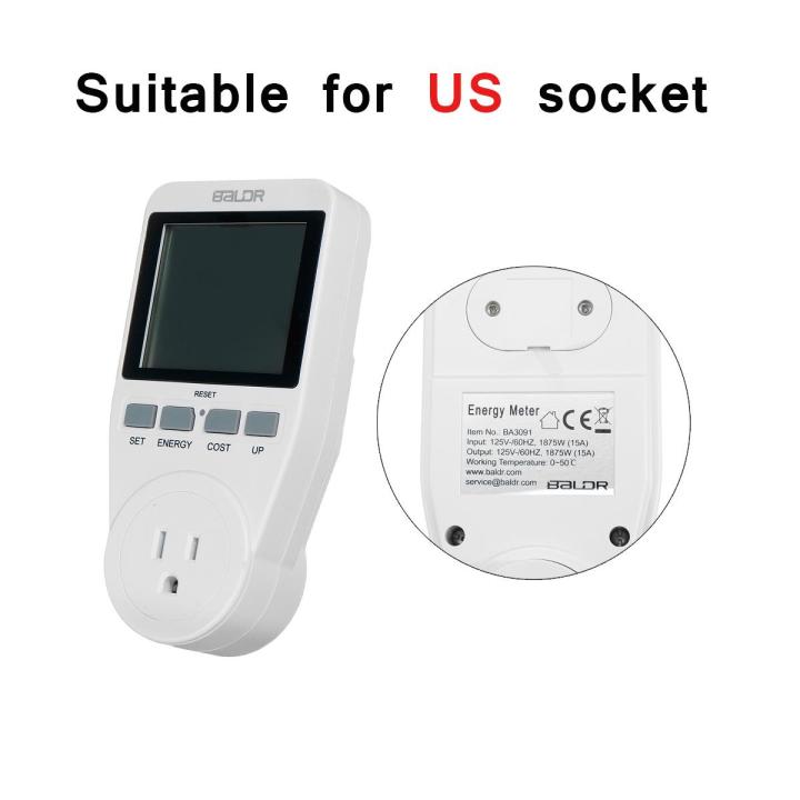 Smart Power New Energy Meter Monitor Watt Voltage Volt Electricity ...
