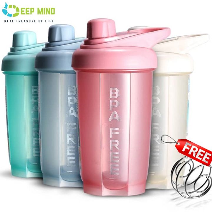 DM ml Protein Shaker Blender Mixer Sports Fiess Gym BPA Free Bottle