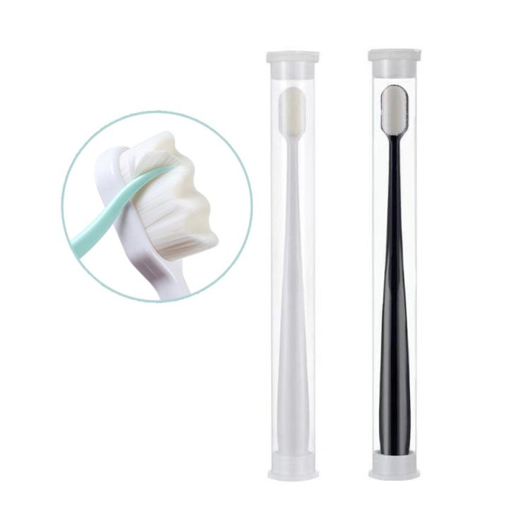 Japanese micro nano toothbrush with super fine soft bristles