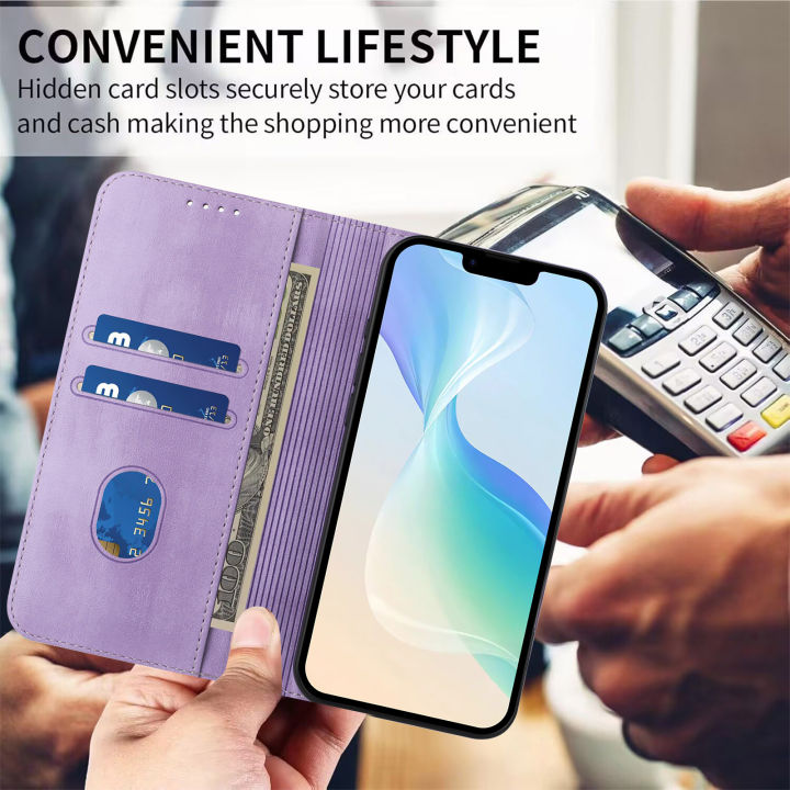 lthmy%20for%20Samsung%20Galaxy%20S8%20Wallet%20Case%20Vintage%20Leather%20Cover%20with%20Card%20Holder%20Kickstand%20Magnetic%20Closure%20Flip%20Case%20-%20Image%205