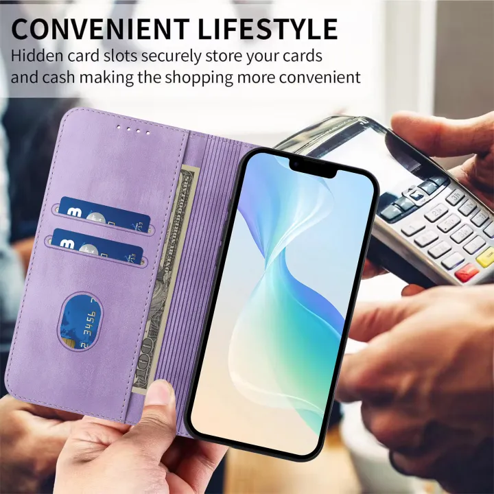lthmy%20for%20Samsung%20Galaxy%20S8%20Plus%20Wallet%20Case%20Vintage%20Leather%20Cover%20with%20Card%20Holder%20Kickstand%20Magnetic%20Closure%20Flip%20Case%20-%20Image%205