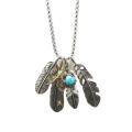 Dong Chen necklace couple feather Japanese Korean new pendant leaf brand Takahashi style eagle claw hip hop men and women. 