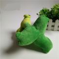 15cm Plants Vs Zombies Figures Doll Three head PeaShooter Plush Peashooter Stuffed Toys. 