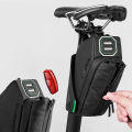 ROCKBROS Bike Saddle Bag With Water Bottle Pocket Waterproof Reflective MTB Bicycle Portable Seatpost Tail Bag. 