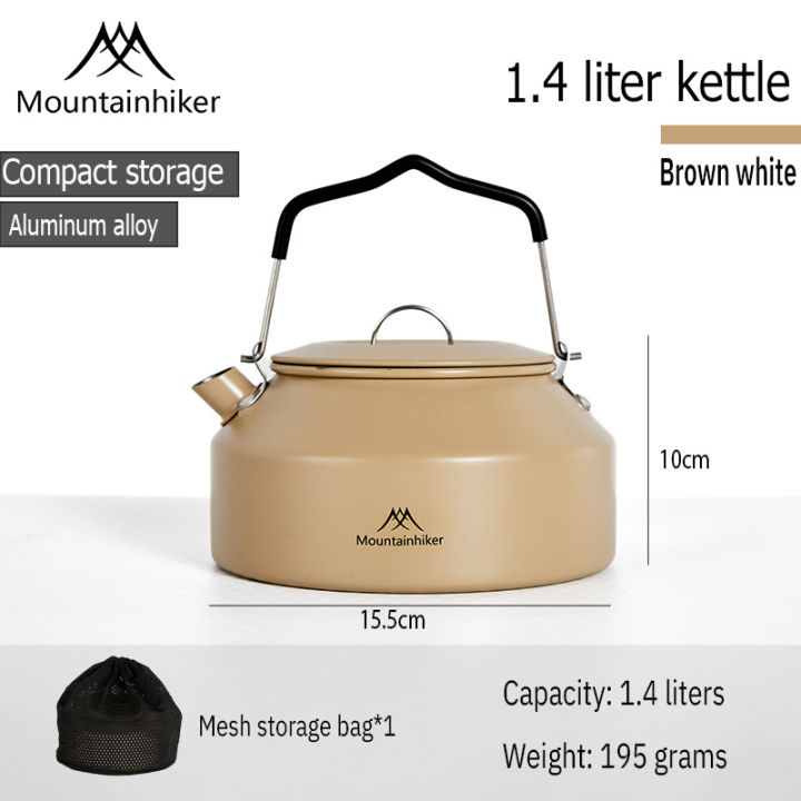 Mountainhiker%201.4L%20Camping%20Te-apot%20Outdoor%20Water%20Kettle%20Picnic%20Hiking%20Cookware%20Soup%20Boiling%20Te-a%20Pot%20Cof-fee%20Cup%20-%20Image%209