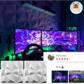 GIFT 50CM 3D Wallpaper Gaming Room PVC Gaming Wall Decoration wallpaper dinding 3D waterproof Wallpaper Bilik Aesthetic. 