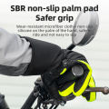 ROCKBROS Induction Heating Cycling Gloves Touch Screen Warm Windproof Softly Charging Heating Gloves Winter Motorcycle Bicycle Outdoor Sports Equipment. 