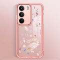 realme C71 C73 Stylish Fashion Flower Case Frosted Crystal Clear Soft Casing Cover. 