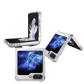 For Samsung Galaxy Z Flip 6 5 Case Magsafe Wireless Charging Adsorb Cover Transparent Clear TPU+PC Shockproof for Samsung Galaxy Z Flip6 Flip5 Back Cover Phone cases. 