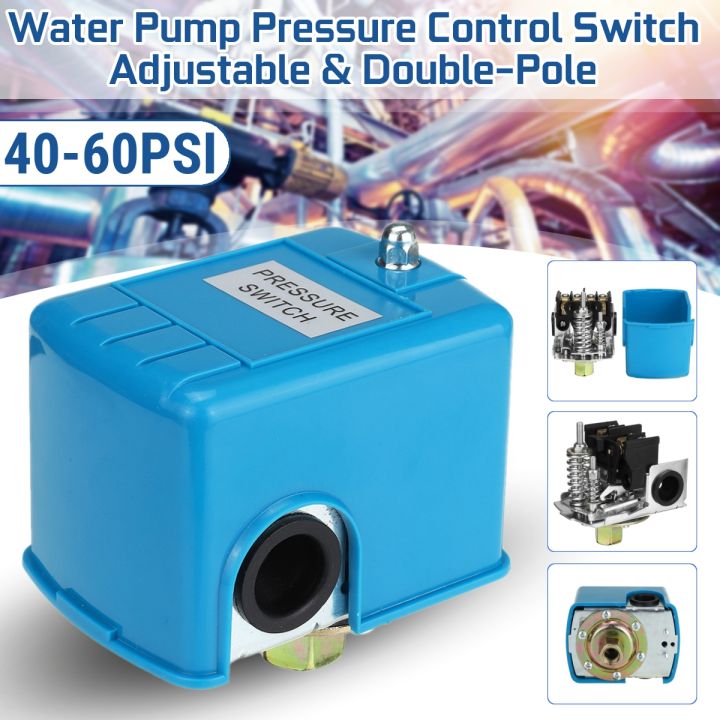 1/4'' NPT 40-60 PSI Water Pump Pressure Motors Control Switch Switch ...
