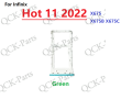 SIM Card Tray Holder For Infinix Hot 11 2022 X675 X675B X675C Replacement Parts. 
