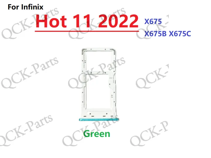 SIM%20Card%20Tray%20Holder%20For%20Infinix%20Hot%2011%202022%20X675%20X675B%20X675C%20Replacement%20Parts%20-%20Image%204