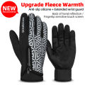 ROCKBROS Bicycle Gloves Touch Screen Thermal Fleece Climbing Skiing Bike Gloves Men Women Windproof Warm Cycling Gloves. 