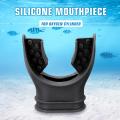 Black Mouthpiece HOT SELL For Portable Oxygen Cylinder Scuba Diving Equipment Air Tank -. 