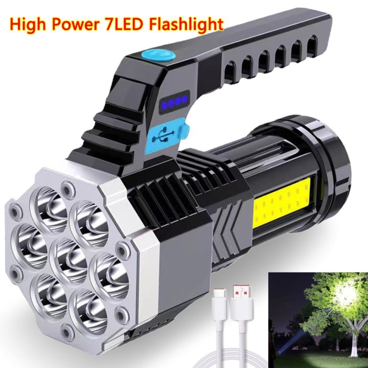 7%20LED%20flashlight%20waterproof%20flashlight%20rechargeable%20emergency%20light%20rechargeable%20heavy-duty%20big%20flashlight%20led%20rechargeable%20high%20power%20Flashlight%20search%20light%20long%20range%20flashlight%20chargeable%20torchlight%20powerful%20torch%20flashlights%20-%20Image%208