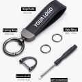 LAIFU GR Sport Car Keychain Leather Chain Key Ring for Toyota VIos Y Corolla Cross Revo CHR Avanza Fortuner Rush Wigo Innova raize Calya Etios Rav4 Supra Hi Camry. 