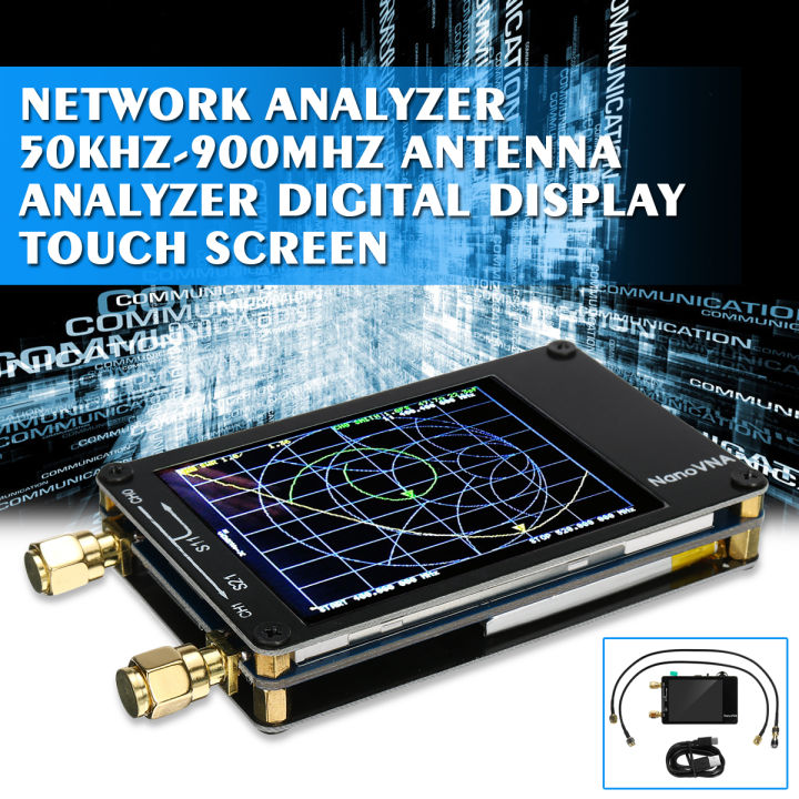 Computer Network Analyzer 50KHz-900MHz Network Vector Computers Analyzer with 400mah Battery USB ...